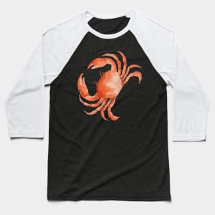 Image: Watercolor, Crab Baseball T-Shirt